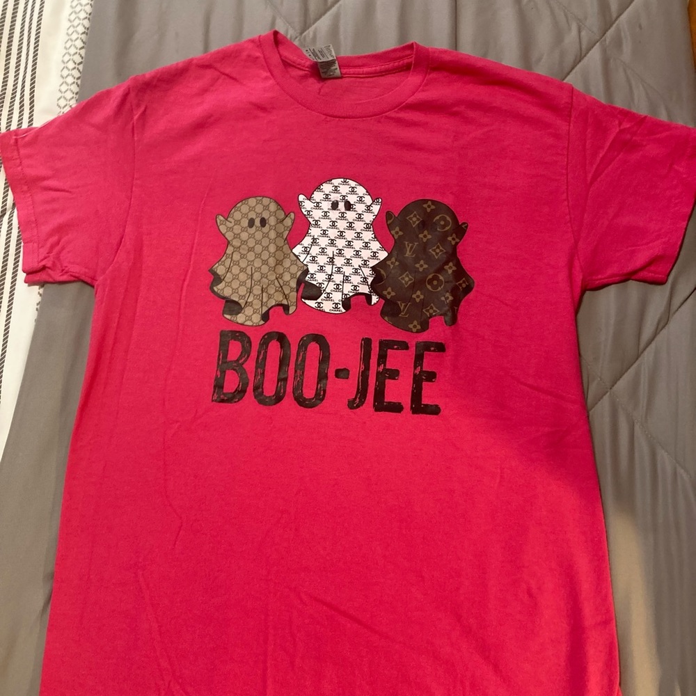 Hot Pink Boo-Jee Graphic T-Shirt